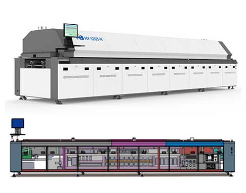浩宝半导体芯片回流焊接炉