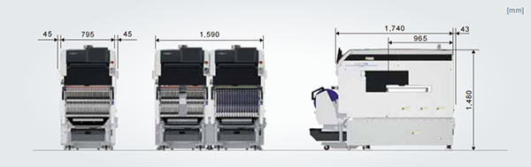 富士贴片机外形尺寸 富士贴片机外形尺寸